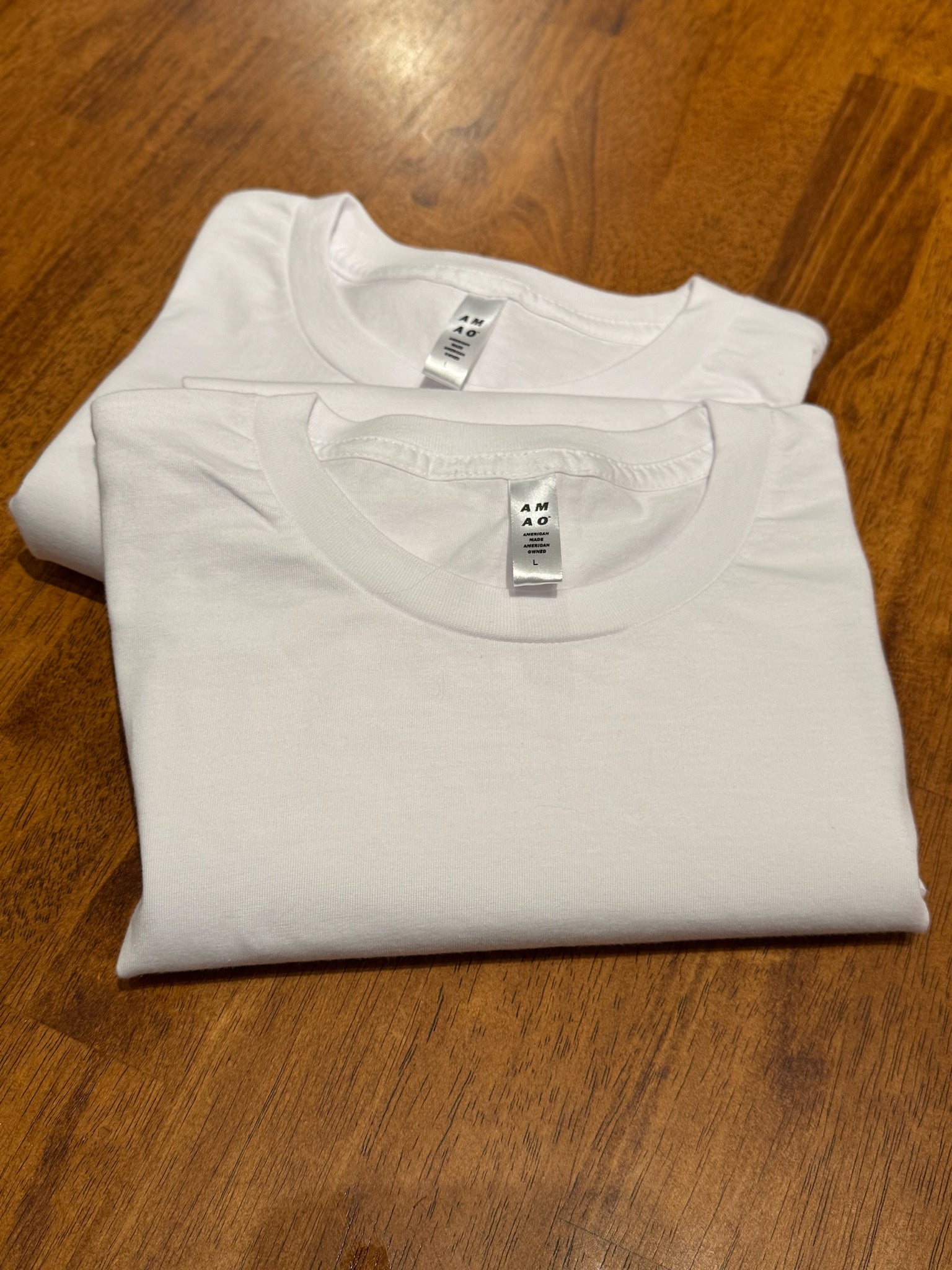 AMAO Classic Super Soft Cotton Tee Shirt 2-Pack (Orders placed by 6/5 will ship before Father's Day)